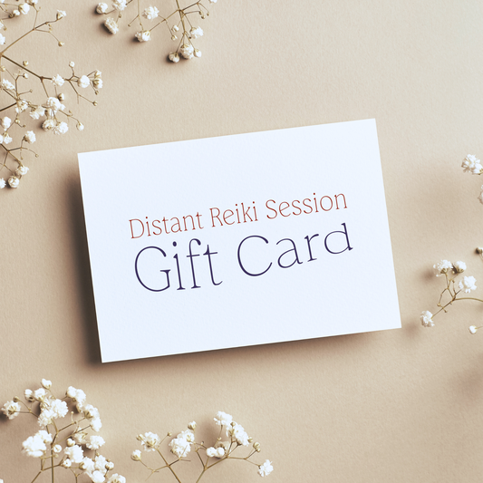 Gift Card I Distant Reiki Sesion I A Meaningful Gift for Your Loved Ones