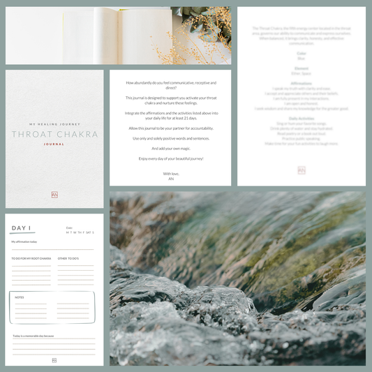 Throat Chakra Journal – Express Yourself with Clarity